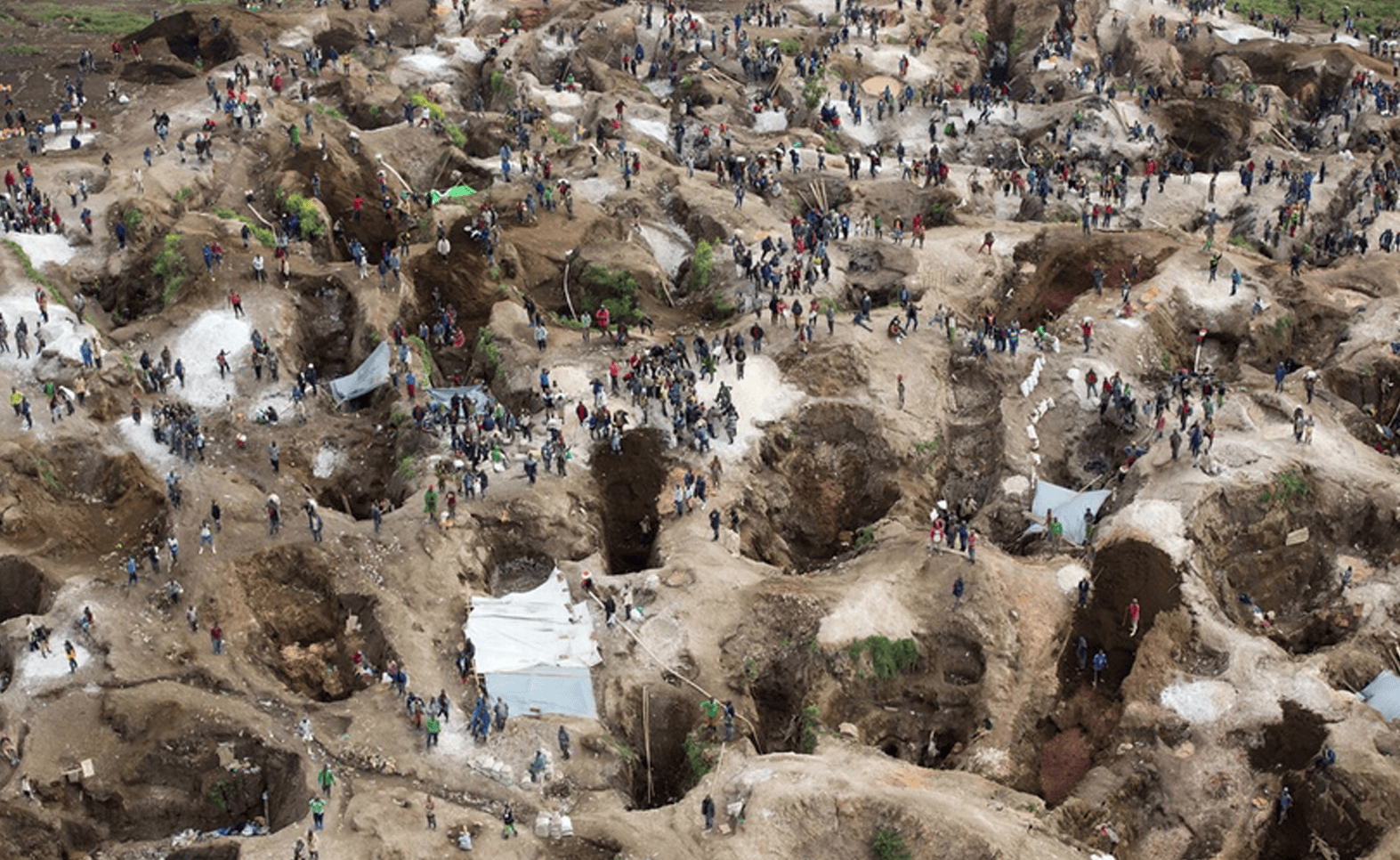 Mine de coltan de Luwowo près de Rubaya, Nord-Kivu le 18 mars 2014. MONUSCO/Sylvain Liechti