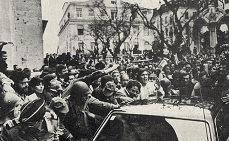 Arrivée du Général Spinola, le 25 avril 1974