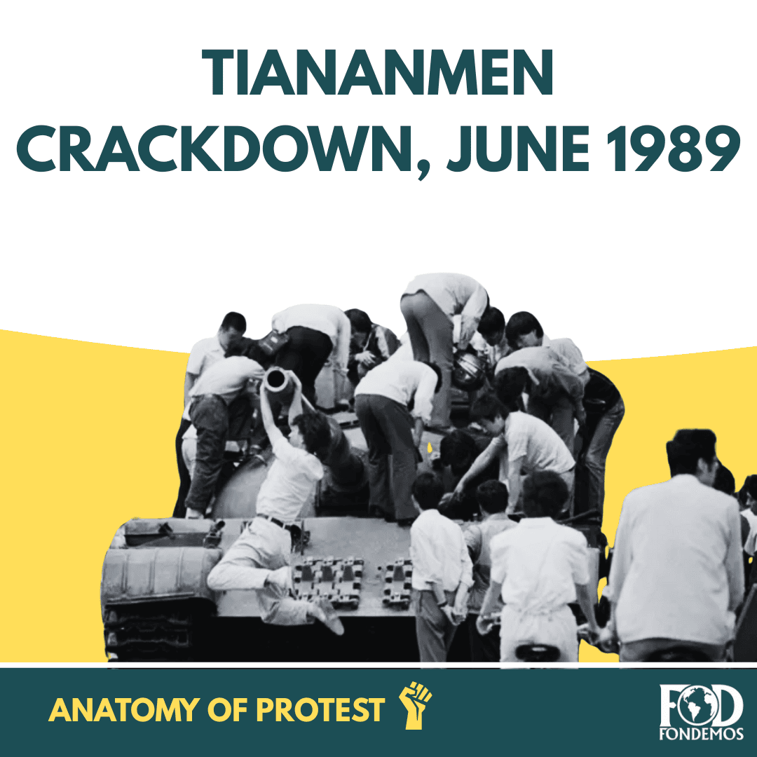 Tiananmen Crackdown, June 1989