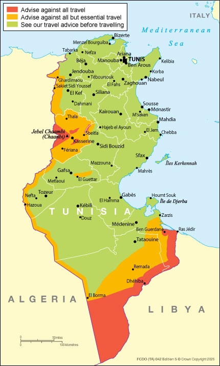 Map from the British Foreign Service